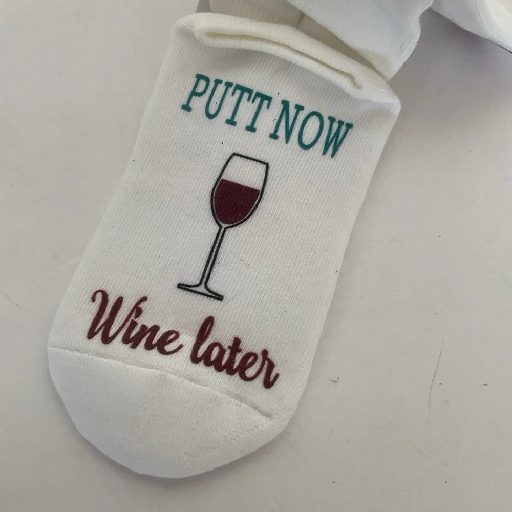 Sock Prints Golf Socks NWT